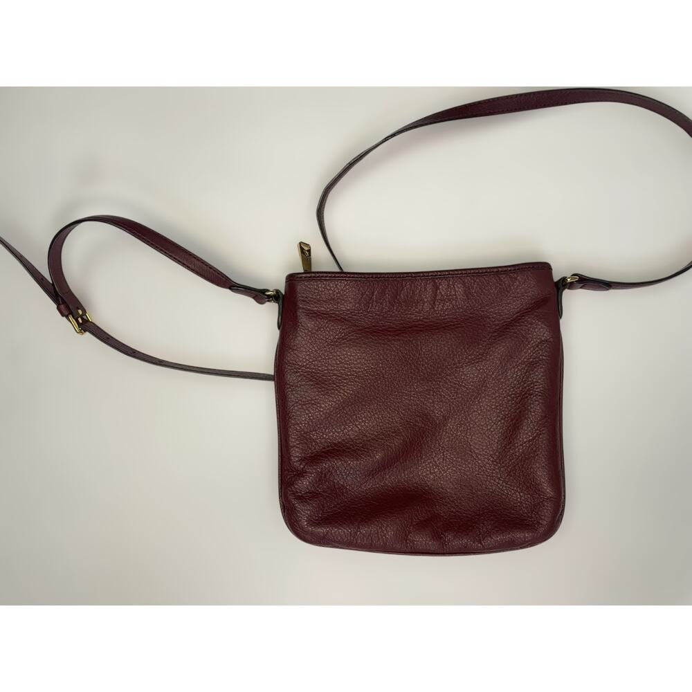 Lauren Ralph Lauren Deep Red Crossbody Bag - Picture 4 of 7